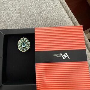 Versace de Arfiel Blue and Gold Ring